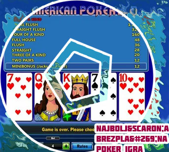 Brezplačne Poker avtomati igre