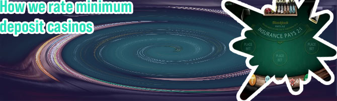Casino min deposit