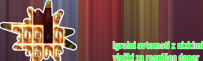 Sloti z nizkimi vložki bonusi